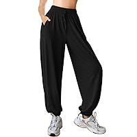 ASIMOON Womens Sweatpants with Pockets Lightweight Joggers Loose Casual Pants Comfy Stretch Yoga Running Workout Lounge Pants