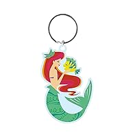 The Little Mermaid Ariel & Flounder Keychain (One Size) (Green/Red)