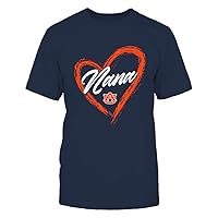 FanPrint UMBC Retrievers - Heart Shape - Nana - University Team Logo Gift T-Shirt