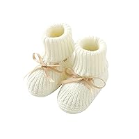 mimixiong Baby Booties Newborn Infant Hand Knitting Crochet Boy and Girl Cozy Shoes