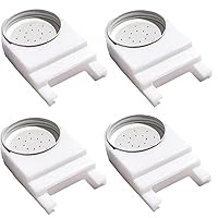 4 Pack Front Entrance Honey Bee Feeder Lid Bees Feeding Cup for Water Sugar Syrup Beekeeping Supplies