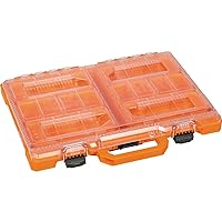 Klein Tools 54807MB MODbox Short Compartment Box, Full-Width Modular Storage Toolbox with 8 Removable Bins for Fasteners and Small Components