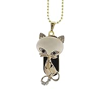 Novelty Animal Cat Shape 64GB USB 2.0 Flash Drive Diamond Crystal Memory Stick Pen Drive Flash Disk Thumb Drive