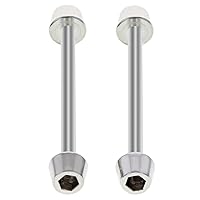 2 X FIT TISSOT T-RACE NICKY HAYDEN 21MM BAND PIN SCREW COMPATIBLE WITH T0484172705701 STEEL