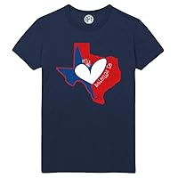 My Heart Beongs to Texas State Printed T-Shirt