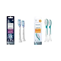 Genuine G3 Premium Gum Care Replacement Toothbrush Heads, 2 Brush Heads, White & for Kids 7+ Genuine Replacement Toothbrush Heads, 2 Brush Heads