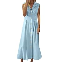 SNKSDGM Women Summer Wrap Maxi Dress Casual Plain V-Neck Short Sleeve Flowy Smocked Beach Long Sundress
