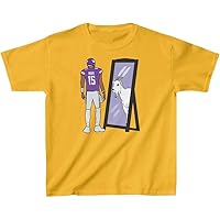 Youth T-Shirt Joshua Dobbs Mirror Goat Minnesota Football Tee Kids Sizes