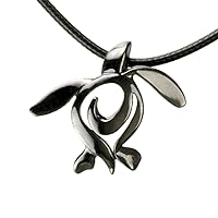 Sea Turtle Necklace for Women and Men, Hematite Turtle Pendant-Sea Turtle Gifts for Men and Women, Jet Black Turtle Necklace, Honu Turtle Necklace, Gifts for Turtle Lovers