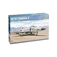 Italeri -2818 RF-4E Phantom II, 1:48 Scale, Model Kit, Plastic Model to Mount, Model Making, IT2818