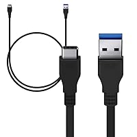 USB 3.0 to Type-C Fast Charging and Data Cable for Your Kyocera DuraXV Extreme! (18W Black 1M 3.2ft)