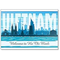 Ho Chi Minh Vietnam City Skyline Classic Fridge Magnet