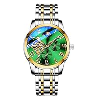 Watches for Men Automatic Mechanical Watch Waterproof Hollow Out Noctiucent Automatic Wind up Male Wristwatch