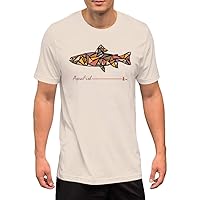 Trout Graphic Tees for Men | Premium Short Sleeve Fish Graphic T-Shirt