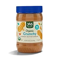 365 by Whole Foods Market, Organic Crunchy Peanut Butter, 16 Ounce