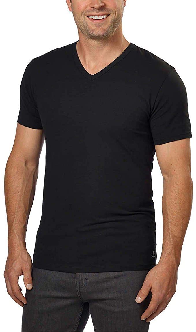 Mua Calvin Klein Cotton Stretch V-Neck, Classic Fit T-Shirt, Men's (3-pack)  (White or Black) trên Amazon Mỹ chính hãng 2023 | Fado