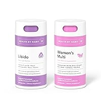 Health By Habit Feeling Yourself Kit - Libido Blend (60 Capsules) & Women's Multi Supplement (60 Capsules), Non GMO, Sugar Free