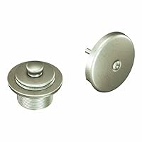 Moen T90331AN Tub Drain Kit with Push-N-Lock Drain Assembly, Antique Nickel