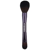 By Terry Tool Expert Dual-Ended Brush, Apply Liquid, Cream & Gel, Use with Loose & Compact Powders