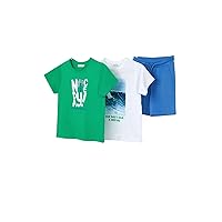 Mayoral Knit Set with 2 t-Shirts for Boys Chlorophyl