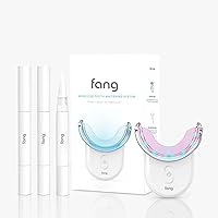 Fang Teeth Whitening Kit | Advanced Wireless LED Accelerating Mouthpiece, Whitening Serum Pens, Charging Cable, Shade Card & User Manual | Rechargeable, Removes Teeth Stains Gently & Safely