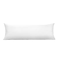 Mellanni Premium Body Pillow for Sleeping - Hotel Quality Long Pillow for Bed - Fluffy Body Pillows for Adults - Pregnancy Pillows for Sleeping - for Side, Back & Stomach Sleepers (20