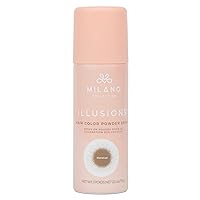 Milano Illusions Hair Color Powder Spray for Wigs and Hair, Root & Part Touch Up Spray, Blond-ish