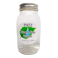 Birch Sap Water 32 Ounce Jar Tapped from Wisconsin Birch Trees