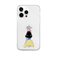 AKAN AK21006i13P iPhone 13 Pro Case, Soft, Clear, Eikan Character, Princess, Art Painting, Transparent, TPU, Prevents Contact Marks, Dustproof, Wireless Charging, Princess