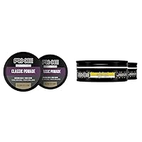 Styling Look Classic Pomade Medium Hold and Natural Finish Clean Cut Look & Styling Flexible Hair Paste Urban Messy Look 2 Count for An Instant Texture Boost Hair Styling