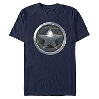 Marvel Big & Tall Falcon and The Winter Soldier Solider Logo Men's Tops Short Sleeve Tee Shirt