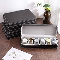 Watch Empty Box Zipper Portable Leather High-End Jewelry Collection Finishing Display Simple Watches Boxes