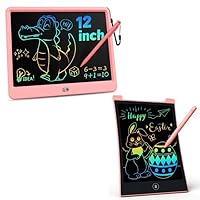 KOKODI 12 inch LCD Writing Tablet Doodle Board+8.5 Inch Kids Toys LCD Writing Tablet(Pink+Pink)