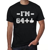 Men's Graphic T-Shirt 65 Years I'm 64 + A Middle Finger 65th Birthday Anniversary 65 Year Old Gift 1959 Vintage