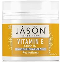 Jasön Revitalizing Vitamin E 5000 IU Moisturizing Crème, 4 Ounce Container, Multicolor, Organic