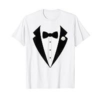 Tuxedo Bow Tie, Funny Gentlemens suit T-Shirt