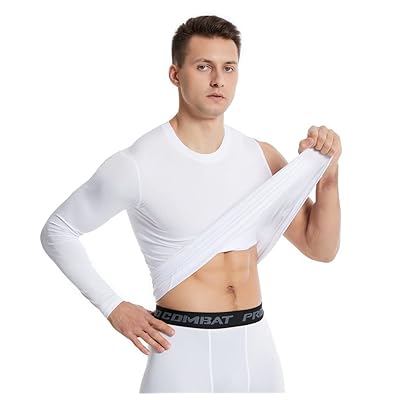 Mua New Compression Shirts for Men 1/2 Single Arm Long Sleeve Athletic Base  Layer Undershirt Gear T Shirt for Workout Basketball trên  Mỹ chính  hãng 2024