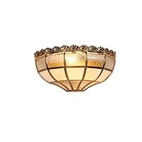 Copper Wall Lamp Simple Modern Creative Wall Light Luxury Villa Living Room Hotel Bedside Led E14 Child Christmas Birthday Gift Decoration Rural Wall Sconce Exterior Light Fixture