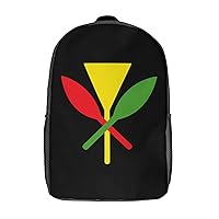 Kanaka Maoli 17 Inches Unisex Laptop Backpack Lightweight Shoulder Bag Travel Daypack