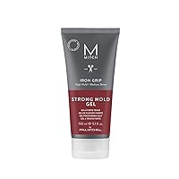 Mitch by Paul Mitchell Iron Grip Strong Hold Gel, High Hold, Medium Shine, For All Hair Types + Textures, 5.1 fl. oz.