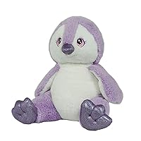 Record Your Own Plush 16 inch Purple Penguin - Ready 2 Love in a Few Easy Steps