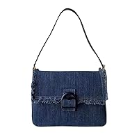 ROCKFOX Denim Shoulder Bag Denim Purses and Handbags for Women Jean Bag Y2k Purse Small Denim Purse Jeans Bag