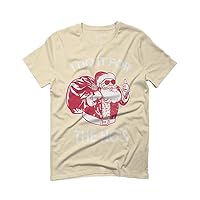 Funny Humor Christmas Santa Claus HO'S Graphic Sarcastic Xmas Novelty for Men T Shirt