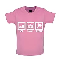 Eat Sleep Snowboard - Organic Baby/Toddler T-Shirt