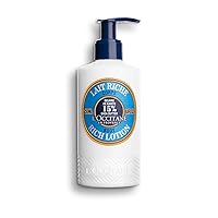 L'Occitane Moisturizing 15% Shea Butter Body Rich Lotion: Nourish and Comfort, Protect From Dryness, Sensitive-Skin and Family Friendly
