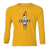 Air Curry, San Francisco Basketball Youth Long Sleeve T-Shirt