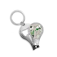 Chemical Reaction Tool Work Drum Chemistry Fingernail Clipper Cutter Opener Key Chain Scissor