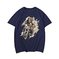 Plus Size T Shirt for Big and Tall Men Funny T-Shirts Short Sleeve Man Cotton Tee Oversize Casual Shirt, J1151