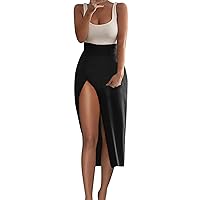 Full Length Skirt Pleated Skirts Mexican Skirts for Women Mini Skirt with Slit