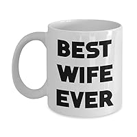 Funny Wife 11oz Coffee Mug Best Wife Ever Unique Inspirational Sarcasm Gift from Husband Lovers